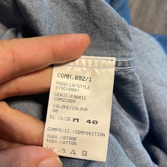 Eleventy Cotton Mens Medium Longsleeve - Picture 3 of 3